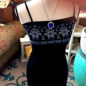 Lovely Dk velvet blue dress